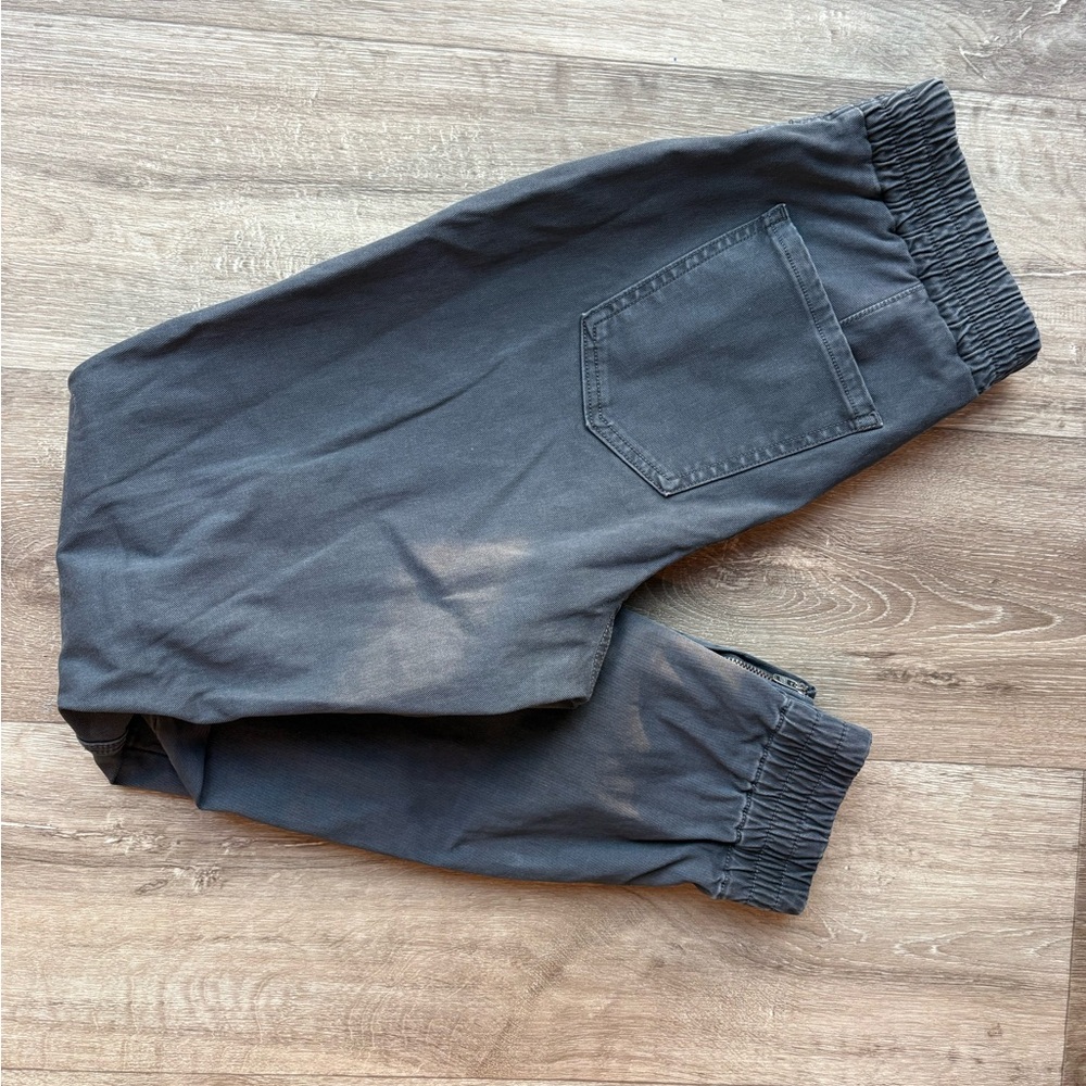 Spanx Stretch Twill Cargo Jogger Pant Ankle Zipper